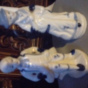 Boy and girl figure s